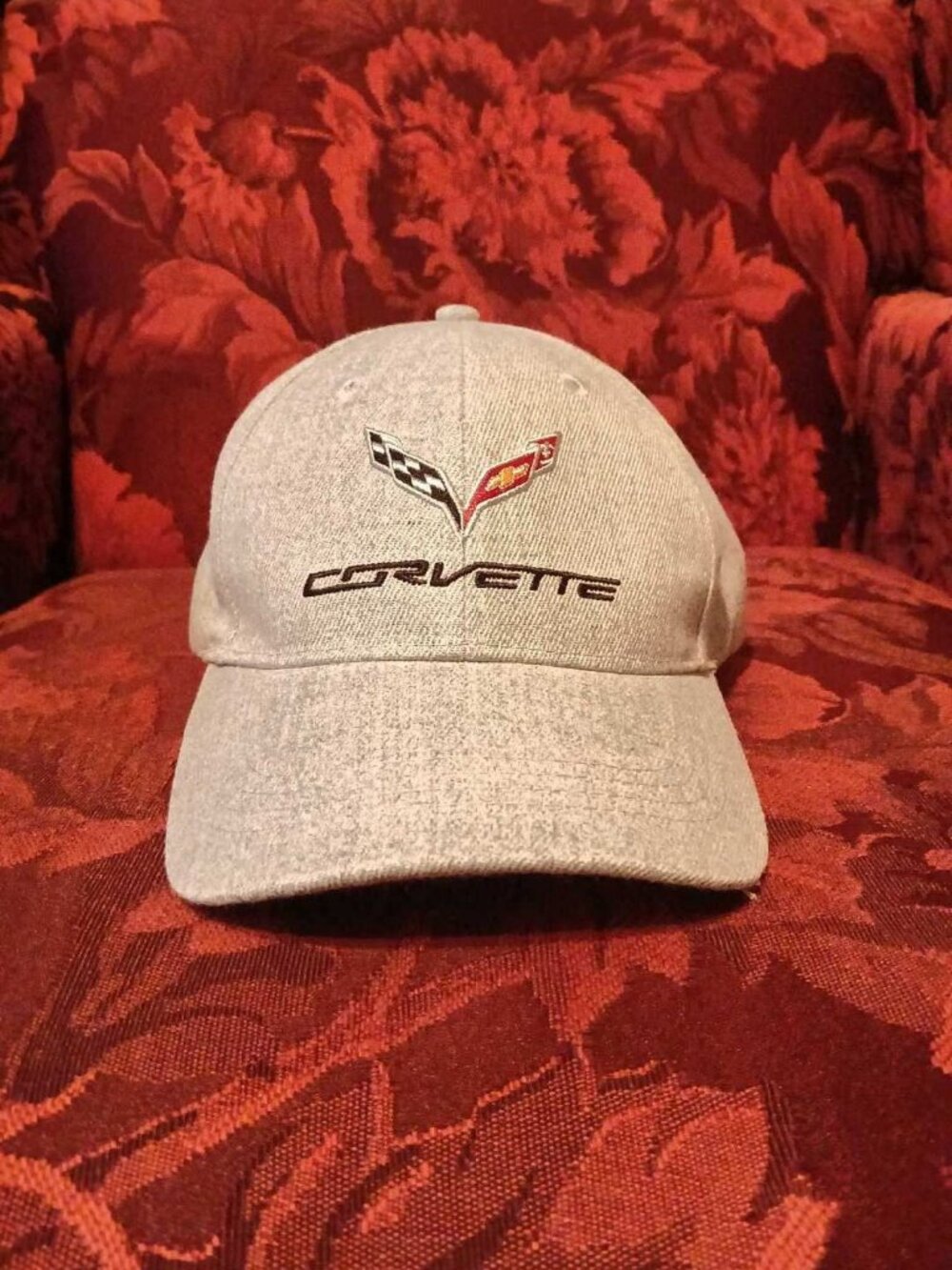 Official Corvette baseball Cap Gray